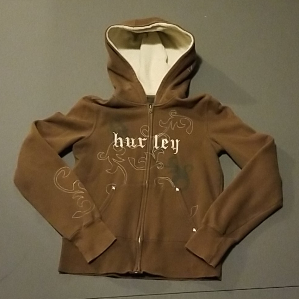 Hurley zip up sweatshirt